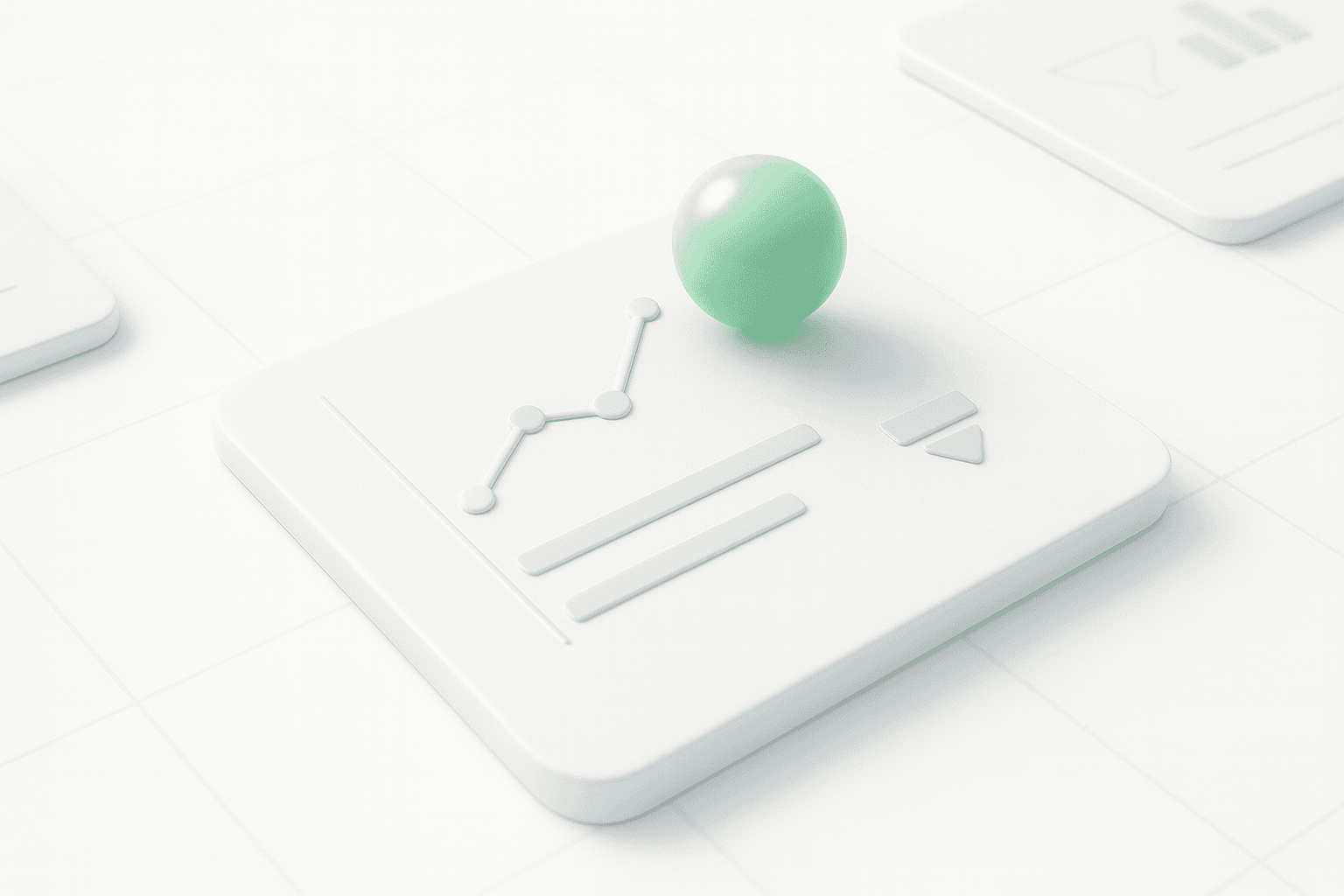 Abstract analytics charts